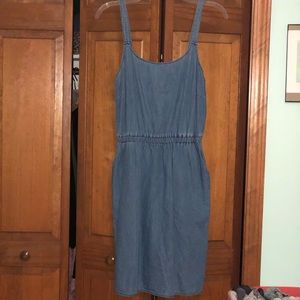 Jean Dress with POCKETS!